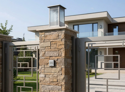 HDC Modern Outdoor Gate Pillar Light for Outdoor Areas