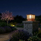 HDC Premium Warm Ambient Metal & Glass Finish Outdoor Pillar Gate Light