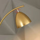 HDC Luxury Gold Floor Lamp with Built-in Side Table – Modern Bedroom & Living Room Standing Light