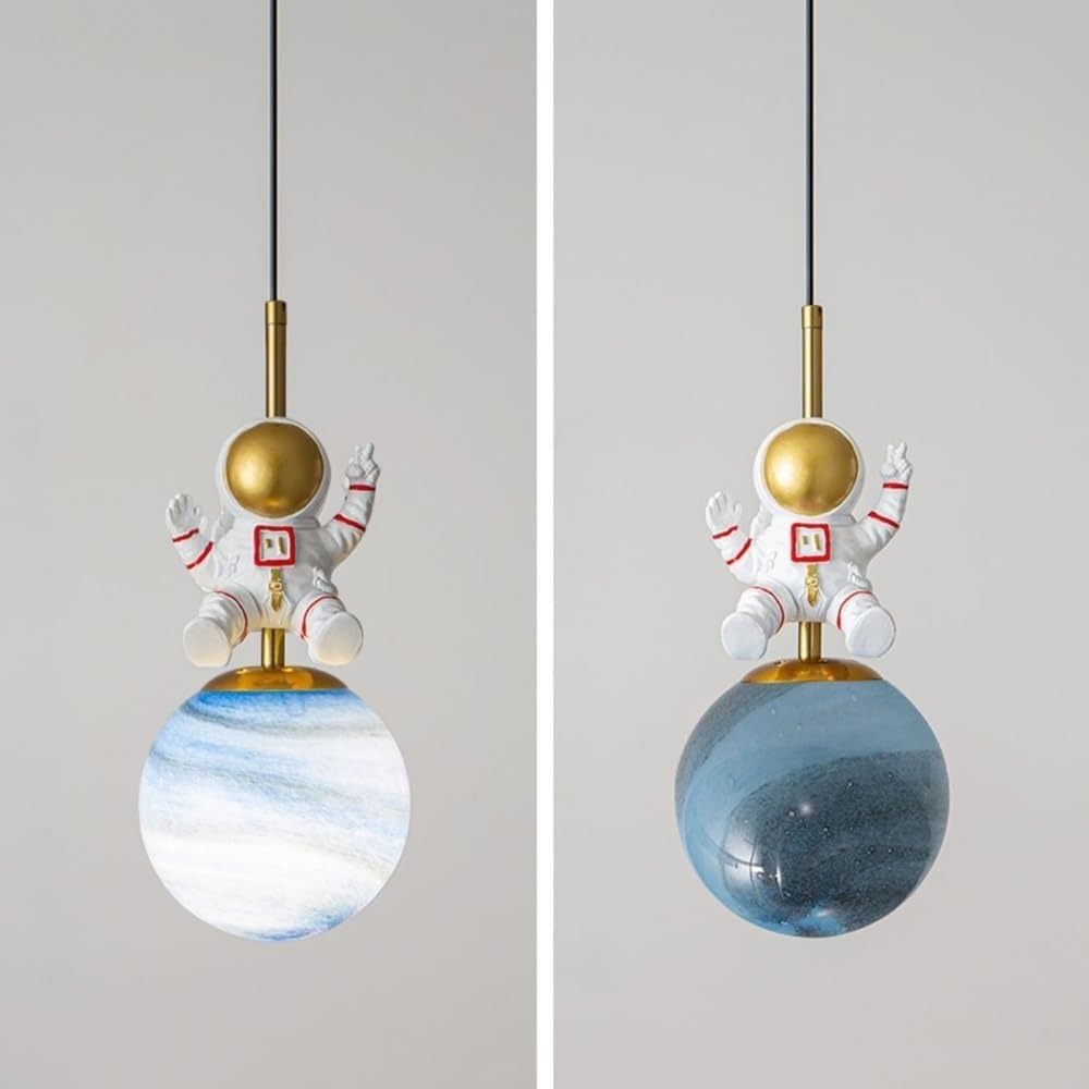 Hdc Astro Bear Shaped LED Modern Hanging Light for Baby Room Kids Bedroom