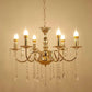 HDC 6 Lights Elegant Classic Metal Italian Chandelier For Living Room