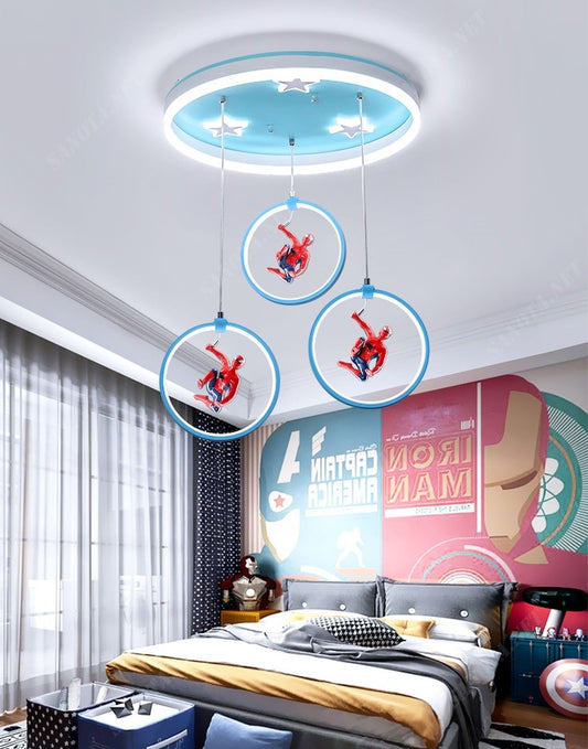 Hdc Spiderman Ceiling Light - Deco Lighting for Kids Room - Babies Decor