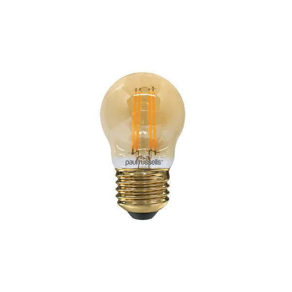 HDC 4W (E27) Amber Glow LED Filament Bulb – Pack of 2