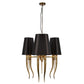 HDC Black & Gold Elephant Tusk Modern Pendant Light for Living Room