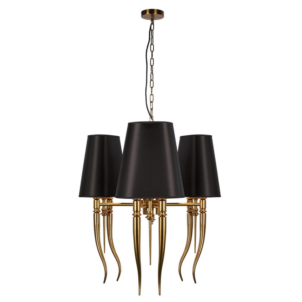 HDC Black & Gold Elephant Tusk Modern Pendant Light for Living Room
