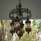 HDC Imperial Royale 5-Pendant Round Hanging Chandelier For Living Room