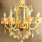 HDC 5 Lights Elegant Classic Metal Italian Chandelier For Living Room