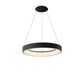 HDC HaloBeam Black Modern Circular LED Pendant Light For Living Room