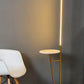 HDC  Modern LED Floor Lamp with Marble Base & Gold Iron Frame
