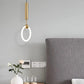 HDC 1 Light Nordic creative LED Pendant lamp Bedroom Bedside Art Hanging light Luxury lamp (Big)
