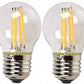 HDC  4W (E27) Warm Glow G45C LED Filament Bulb- Pack of 2