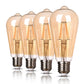 HDC 4W (E27) Amber Glow ST64 Vintage LED Filament Bulb – Pack of 2