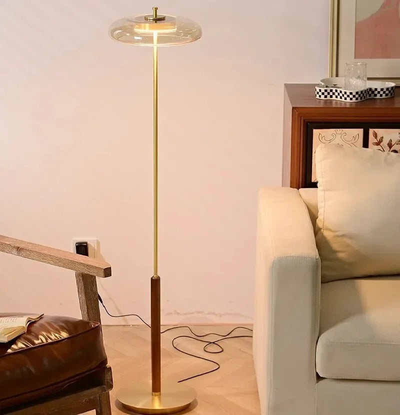 HDC Gold Halo Floor Lamp for Living Room