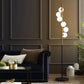 HDC Modern LED Living Room Decor Standing Lamps Nordic Bedroom Bedside Lights Fixtures Simple Glass Ball Floor Lamps