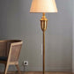 HDC Metal Frame With Beige Fabric Top Floor Standing Lamp Living Room Light For Home Lighting Standing Lamp