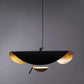 HDC Black & Gold Modern Sculpted Metal Pendant Light For Living Room