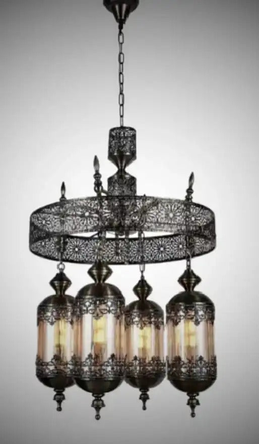 HDC Imperial Royale 5-Pendant Round Hanging Chandelier For Living Room