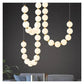 HDC White Pearl Necklace LED Chandlier For Living Room