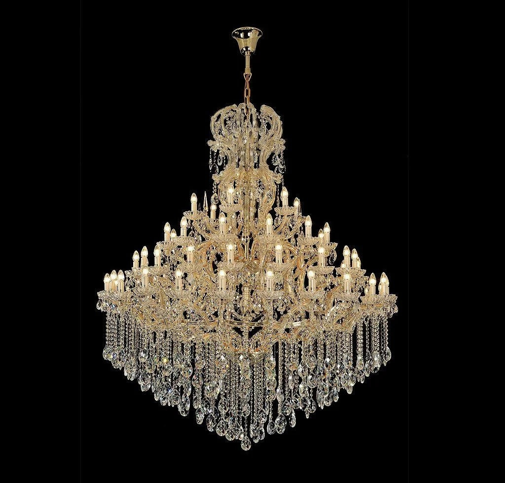 HDC 44 Lights Grand Royal Multi-Tier Crystal Italian Chandelier