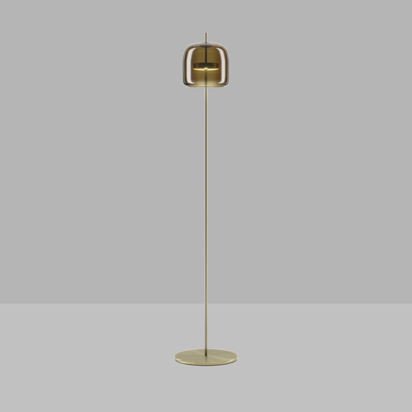 HDC  Premium Amber Dome LED Floor Lamp For Living Room