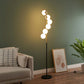 HDC Modern LED Living Room Decor Standing Lamps Nordic Bedroom Bedside Lights Fixtures Simple Glass Ball Floor Lamps