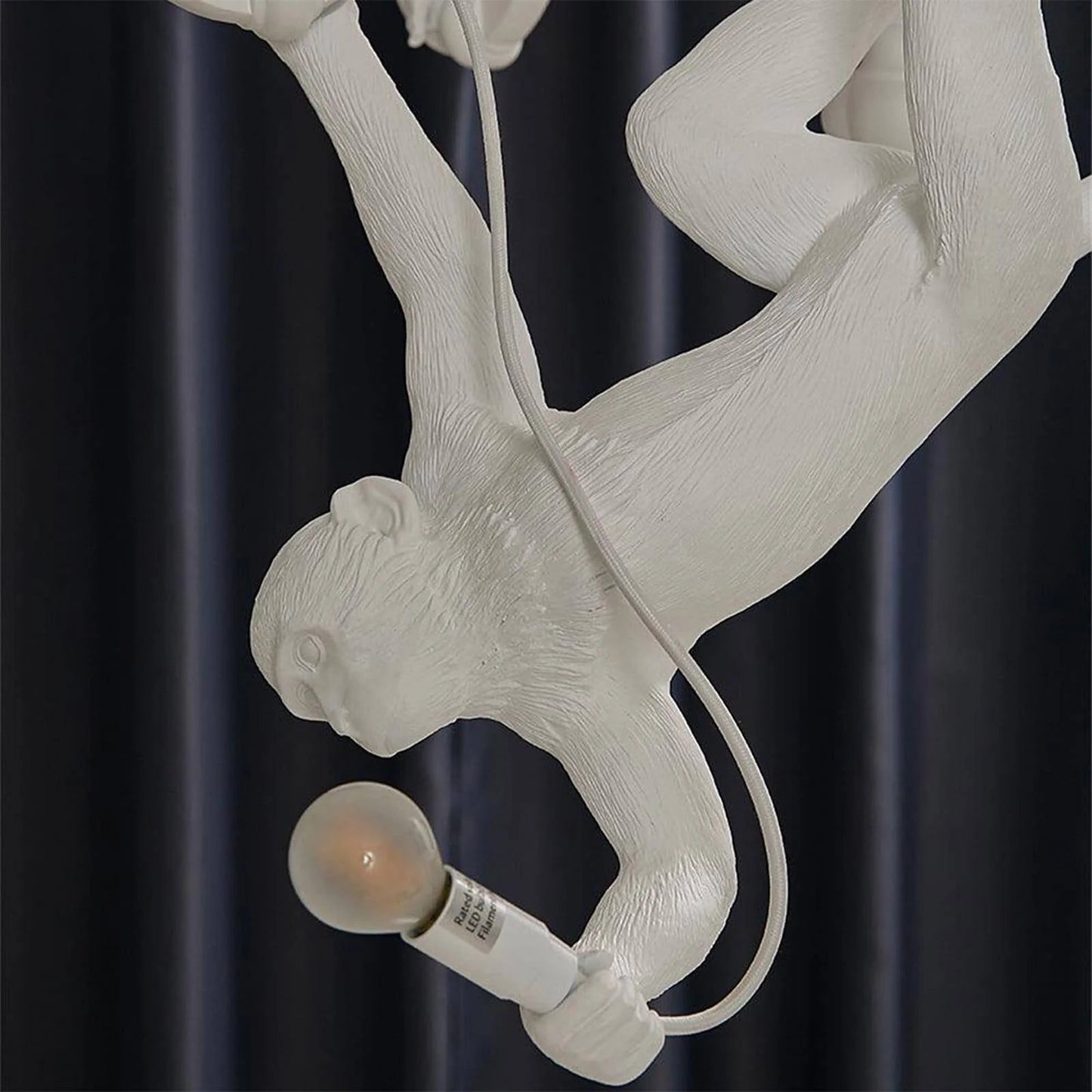 HDC Artistic Decorative Monkey Rope Pendant Light For Living Room