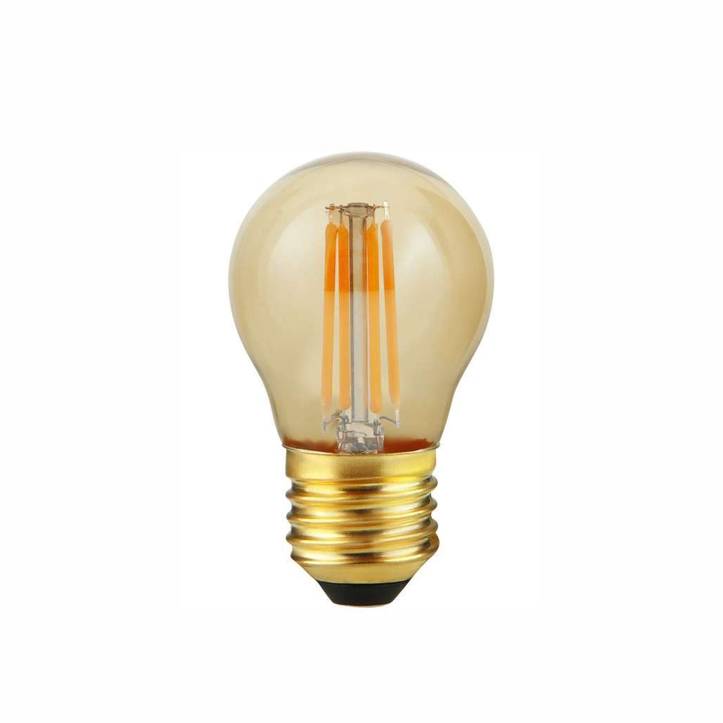 HDC 4W (E27) Amber Glow LED Filament Bulb – Pack of 2