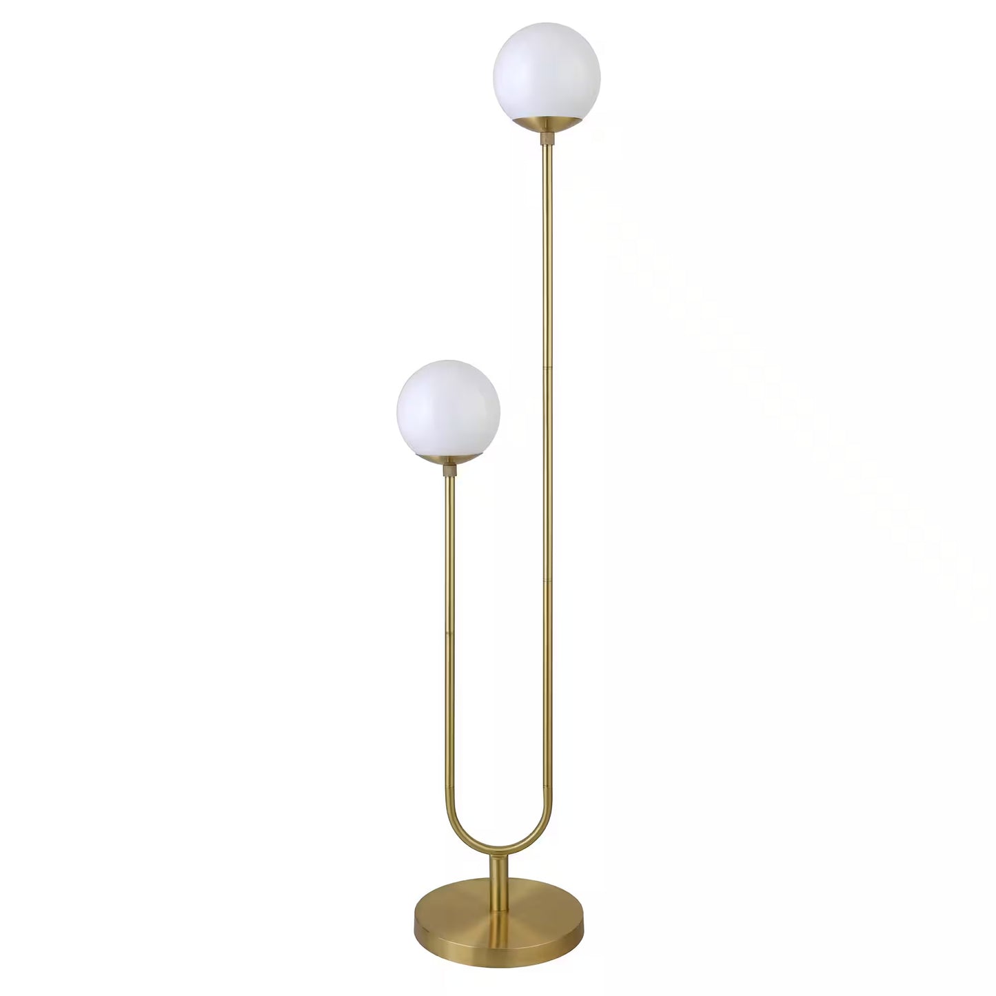 Hdc 2-Globe Modern Freestanding Lamp Living Room Floor Lamp