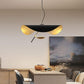 HDC Black & Gold Modern Sculpted Metal Pendant Light For Living Room