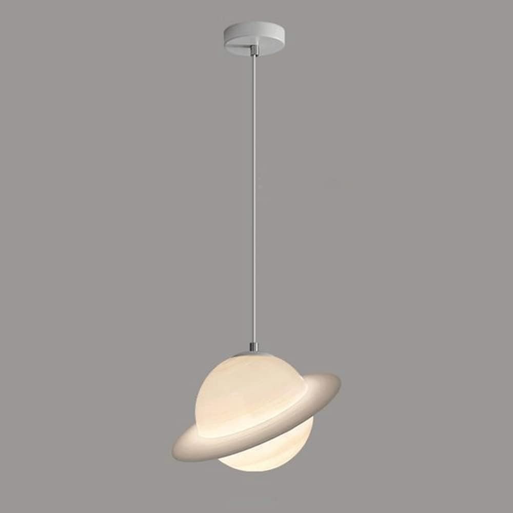 HDC Modern Planet Saturn Glow Orbital Pendant Light For Beside Bed