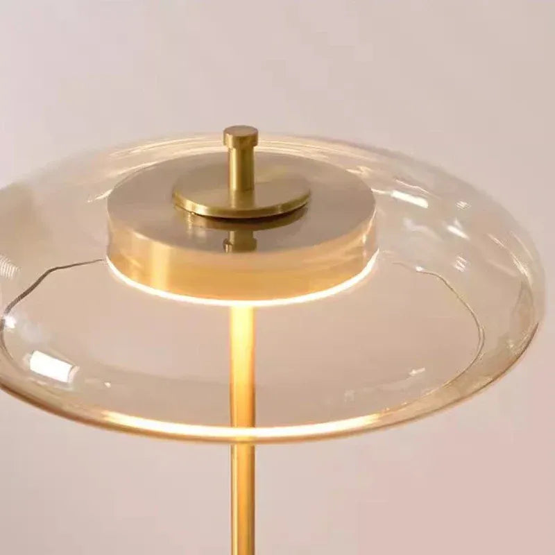 HDC Gold Halo Floor Lamp for Living Room