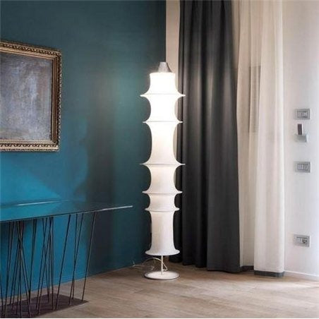 Hdc Japanese Wabi Sabi Minimalist Bamboo knot Silk Floor Lamp For Restaurant Living Room Decoration Home Lights Fixture