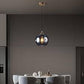 Hdc Modern Smoky Glass Pendant Light Adjustable Hanging Ceiling Lamp with for Dining Room, Bedroom & Living Spaces