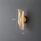 HDC Transparent 6w Curve Led Wall Lamp Bedside Light - Warm White
