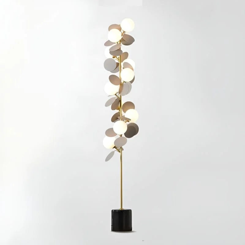 HDC 9 Lights  Modern Golden Metal Artistic Floor Light For Living Room