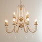 HDC 12 Light Clear Glass Italian Jewel Chandelier Ceiling Lights Hanging - Warm White