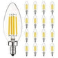 HDC  4W (E14) Warm Glow C35 LED Filament Candle Bulb – Pack of 2