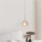HDC Amber Glass Pendant Light Bedside Hanging Corner Light