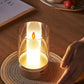 Hdc Flickering Flameless Candles, Induced Control Fake Candles with 3 Light Modes,Battery Operated Candles with Flickering Flame