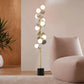 HDC 9 Lights  Modern Golden Metal Artistic Floor Light For Living Room