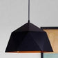 HDC GeoForma Modern Black Pendant Light For Living Room