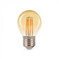 HDC 4W (E27) Amber Glow LED Filament Bulb – Pack of 2