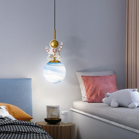 Hdc Astro Bear Shaped LED Modern Hanging Light for Baby Room Kids Bedroom