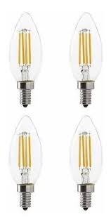 HDC  4W (E14) Warm Glow C35 LED Filament Candle Bulb – Pack of 2
