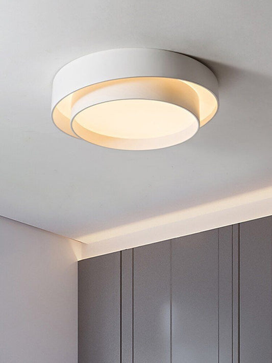 HDC 400mm Modern Round Flush Mount Ceiling Light Fixtures For Living Room Dining Room