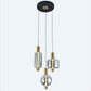 HDC 3 Light Clear Glass Pendant Light for Living Room