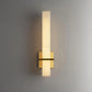 HDC Luxury Marble Finish Gold/Black Vertical LED Wall Light For Living Room, Bedroom