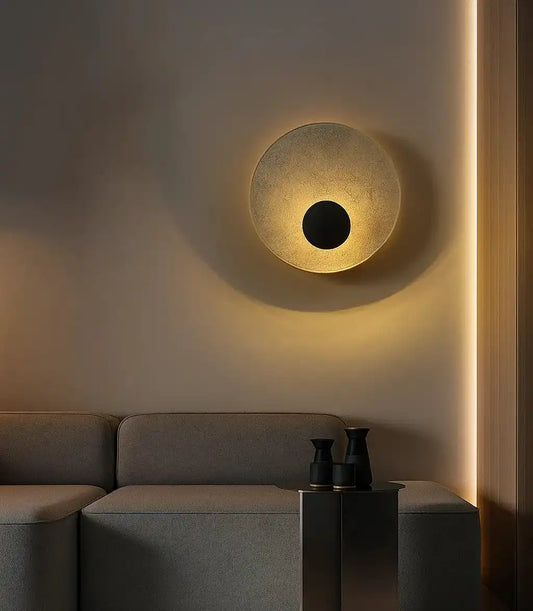 Hdc Modern Simple Moon Bedroom Bedside Wall Lamp- Tricolor