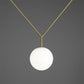 Hdc Stylish Frosted Ball Modern Metal Pendant Light