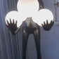 HDC Creative Hand Holding Modern Character Frosted Ball Light Floor Lamp